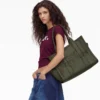 The large Puffy Nylon Tote Bag The large Puffy Nylon Tote Bag