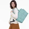 The large Puffy Nylon Tote Bag The large Puffy Nylon Tote Bag