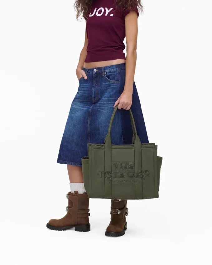 The large Puffy Nylon Tote Bag The large Puffy Nylon Tote Bag