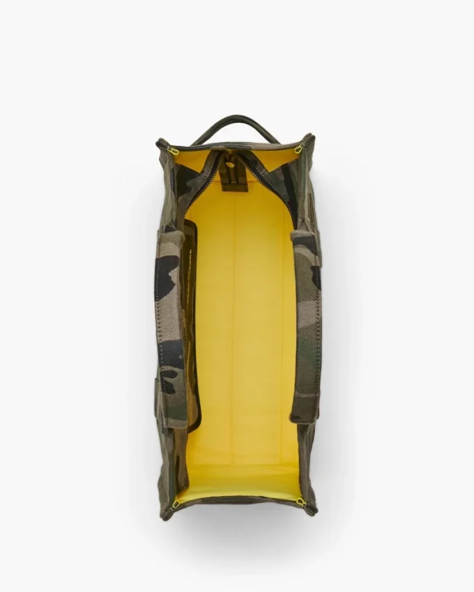 The large Tote Bag in camo jacquard The large Tote Bag in camo jacquard
