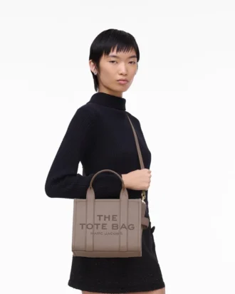 The lilla läder Tote Bag