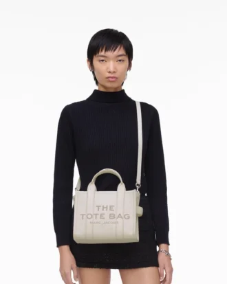 The lilla läder Tote Bag