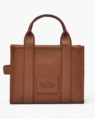 The lilla läder Tote Bag