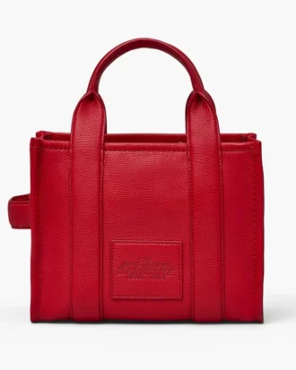 The lilla läder Tote Bag
