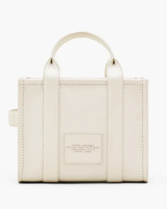 The lilla läder Tote Bag