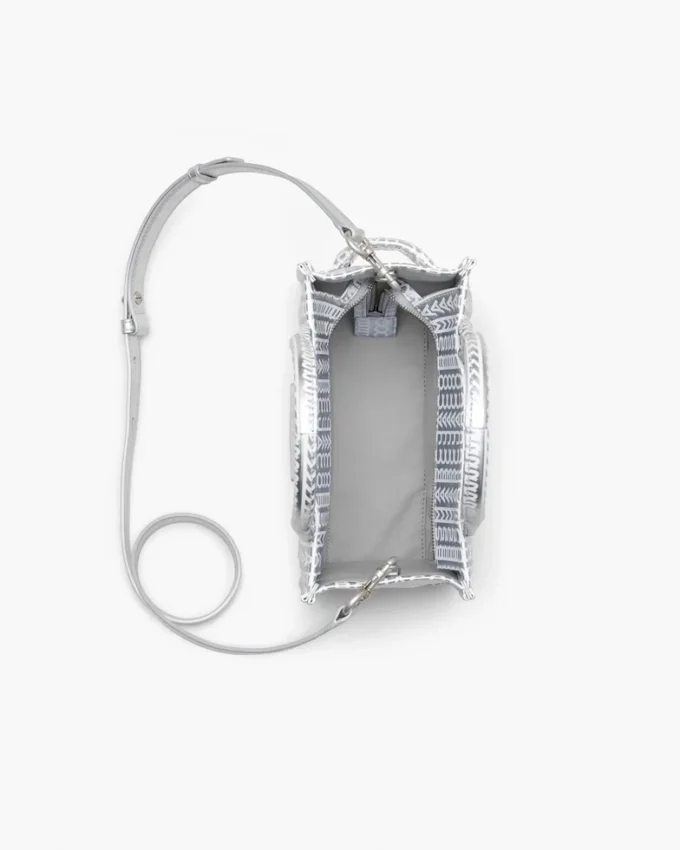 The lilla metalliska Monogram Tote Bag The lilla metalliska Monogram Tote Bag