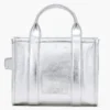 The metalliska läder Tote Bag The metalliska läder Tote Bag