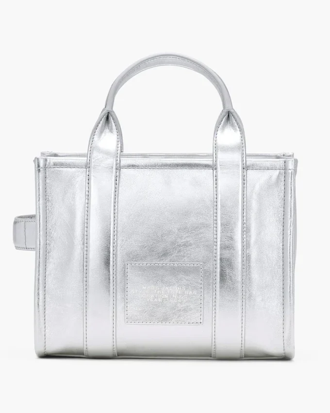 The metalliska läder Tote Bag The metalliska läder Tote Bag