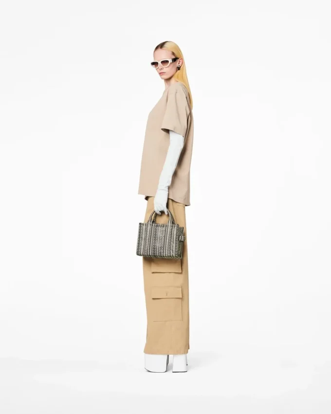 The Monogram Leather Small Tote Bag