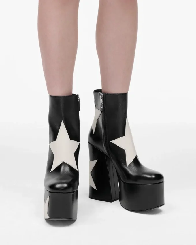 The Star Patchwork Kiki Platform Boot The Star Patchwork Kiki Platform Boot