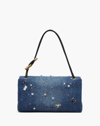 The Trinket Charm Denim Large Dual Bag The Trinket Charm Denim Large Dual Bag