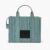 The tvättade Monogram Denim Medium Tote Bag The tvättade Monogram Denim Medium Tote Bag