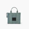 The tvättade Monogram-denim Tote Bag i liten storlek The tvättade Monogram-denim Tote Bag i liten storlek