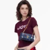Trinket Charm Denim Dual Chain Mini Bag Trinket Charm Denim Dual Chain Mini Bag