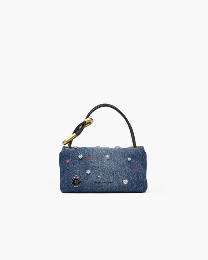 Trinket Charm Denim Mini Dual Bag Trinket Charm Denim Mini Dual Bag