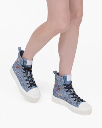 Trinket Charm högtoppade sneakers