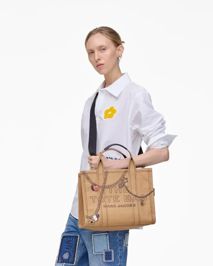 Trompe L’Oeil Charm Canvas Medium Tote Bag Trompe L’Oeil Charm Canvas Medium Tote Bag