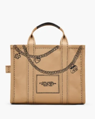 Trompe L’Oeil Charm Canvas Medium Tote Bag