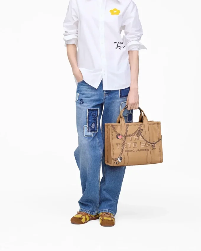 Trompe L’Oeil Charm Canvas Medium Tote Bag Trompe L’Oeil Charm Canvas Medium Tote Bag