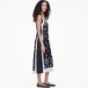 Trompe L’Oeil Eyelet Dress